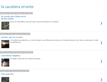 Tablet Screenshot of lasacaberaerrante.blogspot.com