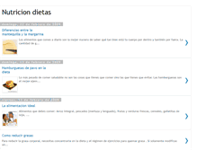 Tablet Screenshot of nutriciondietas.blogspot.com