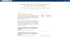 Desktop Screenshot of miamibeachvacationrental.blogspot.com