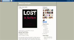 Desktop Screenshot of milenasdesigns.blogspot.com