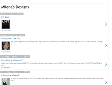 Tablet Screenshot of milenasdesigns.blogspot.com