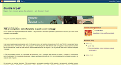 Desktop Screenshot of guida-irpef.blogspot.com