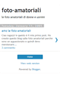 Mobile Screenshot of foto-amatoriali.blogspot.com