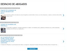Tablet Screenshot of despachodeabogadosyasociados.blogspot.com