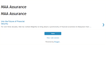 Tablet Screenshot of maaassurance.blogspot.com