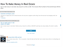 Tablet Screenshot of how-to-make-money-in-real-estate-tips.blogspot.com