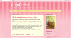 Desktop Screenshot of ninjaflower.blogspot.com