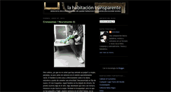 Desktop Screenshot of la-habitaciontransparente.blogspot.com