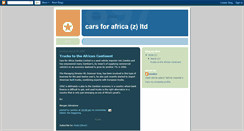 Desktop Screenshot of carsforafrica.blogspot.com