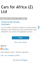 Mobile Screenshot of carsforafrica.blogspot.com