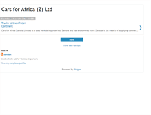 Tablet Screenshot of carsforafrica.blogspot.com