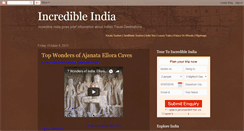 Desktop Screenshot of incredibleindia2.blogspot.com