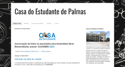 Desktop Screenshot of casadoestudantepalmas.blogspot.com