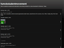 Tablet Screenshot of fumcbstudentmovement.blogspot.com