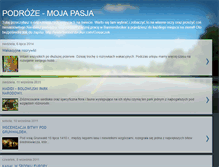 Tablet Screenshot of podroze-mojapasja.blogspot.com