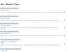 Tablet Screenshot of mrsreeseclass.blogspot.com