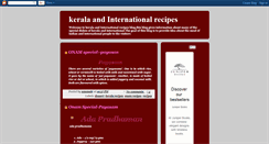 Desktop Screenshot of keraladishes.blogspot.com