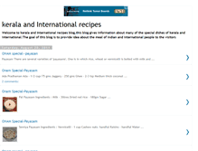 Tablet Screenshot of keraladishes.blogspot.com