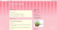 Desktop Screenshot of peace-a-cake.blogspot.com