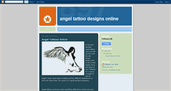 Desktop Screenshot of angel-tattoos-online.blogspot.com