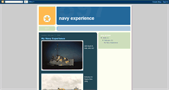 Desktop Screenshot of navyexperience.blogspot.com