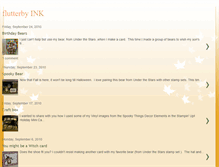 Tablet Screenshot of flutterbyink.blogspot.com