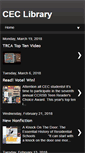 Mobile Screenshot of ceclibrary.blogspot.com