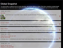 Tablet Screenshot of global-snapshot.blogspot.com