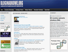 Tablet Screenshot of bloginaukowe2.blogspot.com