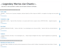 Tablet Screenshot of chaoticbr-legendarywarrios.blogspot.com