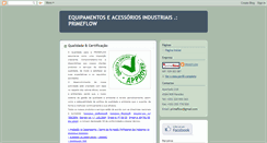 Desktop Screenshot of equipamentos-primeflow.blogspot.com