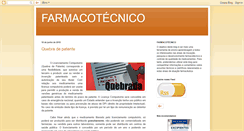 Desktop Screenshot of farmacotecnico.blogspot.com