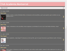 Tablet Screenshot of clubacademiamontserrat.blogspot.com