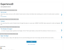 Tablet Screenshot of experience-d.blogspot.com