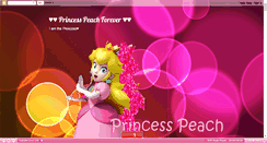 Desktop Screenshot of princesspeachpinkforever.blogspot.com