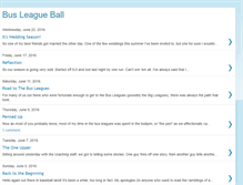 Tablet Screenshot of busleagueball.blogspot.com