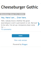 Mobile Screenshot of cheeseburger-gothic.blogspot.com