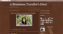 Desktop Screenshot of abhutanesetravellersdiary.blogspot.com