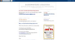 Desktop Screenshot of handwritinganalysis-1.blogspot.com