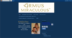 Desktop Screenshot of miraculousormus.blogspot.com