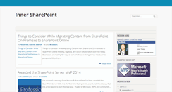 Desktop Screenshot of innersharepoint.blogspot.com