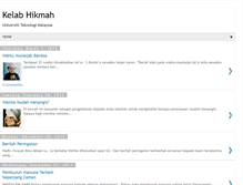Tablet Screenshot of kelabhikmah.blogspot.com