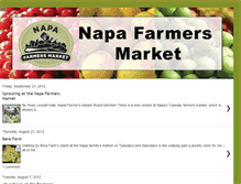 Tablet Screenshot of napafarmermarket.blogspot.com