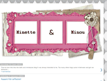 Tablet Screenshot of minetteandminou.blogspot.com