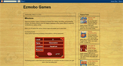 Desktop Screenshot of ezmobogames.blogspot.com