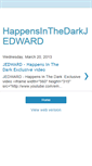 Mobile Screenshot of happensinthedarkjedward.blogspot.com