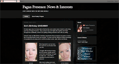 Desktop Screenshot of paganpresence.blogspot.com