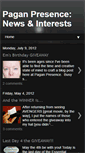 Mobile Screenshot of paganpresence.blogspot.com