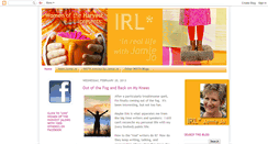 Desktop Screenshot of inreallifewithjamiejo.blogspot.com