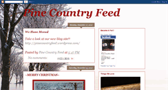 Desktop Screenshot of pinecountryfeed.blogspot.com